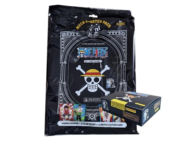 Panini One Piece 25th Anniversary Trading Cards / 1x Starter Pack + 1 x Display 18x Booster