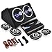 Produktbild 4.1 Auto Lautsprecherset Set Black Line 520 5000W Endstufe Verstärker 16cm Boxen Subwoofer