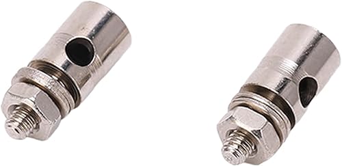 Miniatura 8 de Dilwe Conectores de varilla de empuje RC, acero inoxidable, 10 unidades, RC de 0.071 in, topes de enlace de conector de varilla de empuje para avión