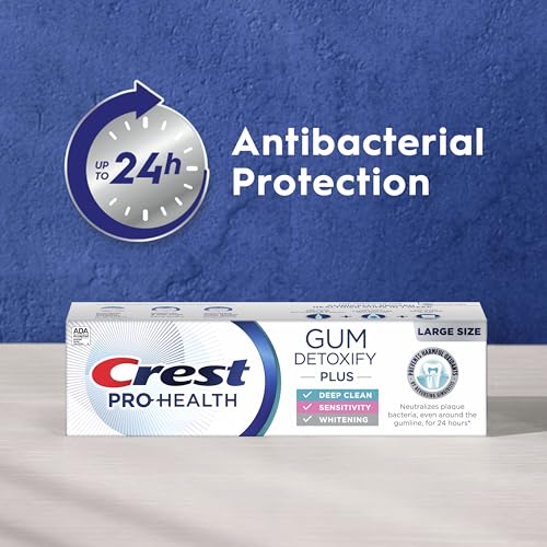 Crest Pro-Health Gum Detoxify Plus Toothpaste 4.5 oz Pack of 3 - Antibacterial Fluoride Toothpaste, Sensitivity Protection, Whitens Teeth, Anticavity, Plaque Control - image 9