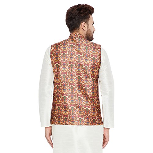 Image of SOJANYA (Since 1958, Men's Silk Fancy Border Dhoti