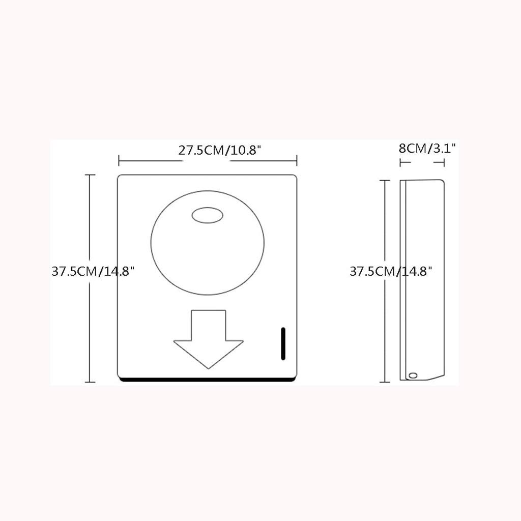 NEECS Porta Carta igienica Porta fazzoletti da Cucina per Bagno, Impermeabile, a Parete, per Smartphone