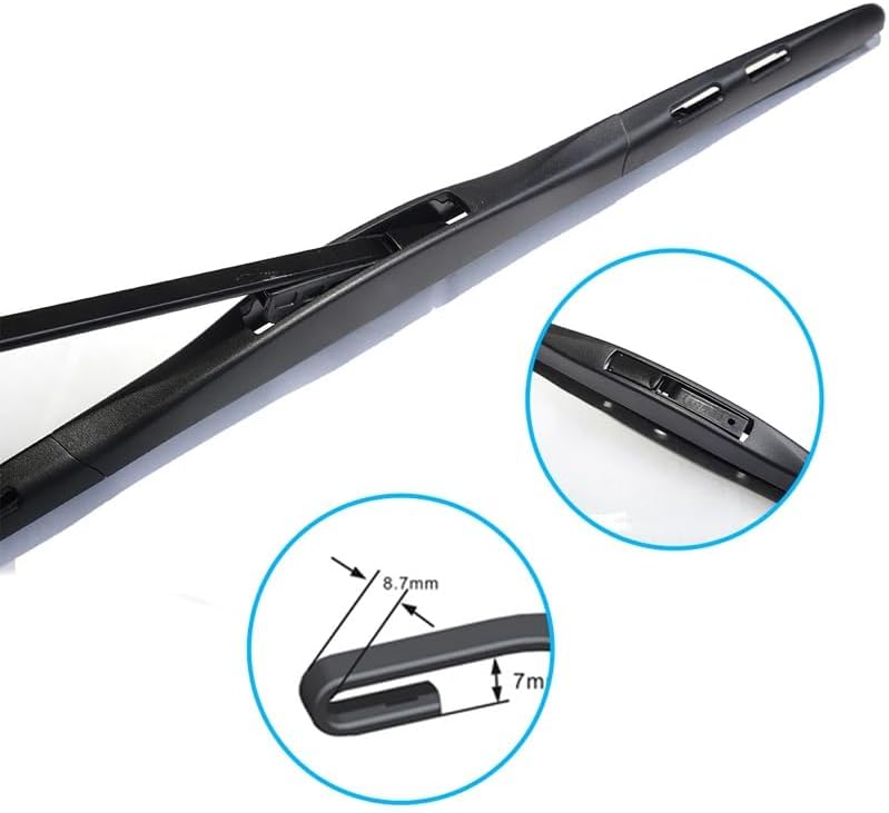 カーワイパー 16"+16" フロントガラスワイパーブレードに適合するラングラー用JK 2007 2008 2009