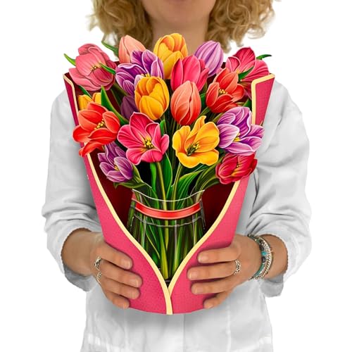 La Mejor Selección de Tarjetas de felicitación los más recomendados. 47 Regalos para Mama 12 Pulgadas Tarjeta Pop-Up Flores de Felicitación en 3D Con Sobre,Tarjetas Regalo de Dia De La Madre o Cumpleaños,Regalo para Mamá 10 de Mayo,Regalos...