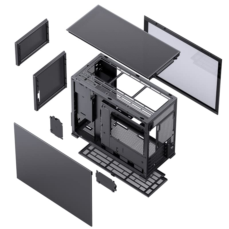 Amazon.co.jp: JONSBO D31 標準版/MESH版 （ホワイト/ブラック） M-ATX