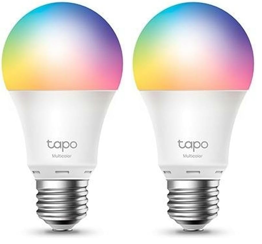 Tapo Ampoule Connectée WiFi, Ampoule LED E27 Multicolore 2500K-6500K, Dimmable 8.7 W 806Lm, Compatible avec Alexa et Google Home, Commande Vocale, Economie d'énergie, L530E (Lot de 2)