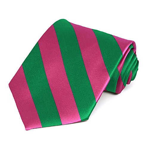 Image of tiemart Men's Striped Tie Standard Length