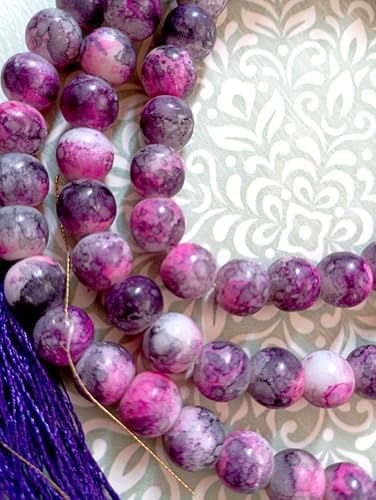 Image of Elegant Glittering Tasbih in 101 Beads Multicolor. Muslims Prayer Misbah Musabah Rosary