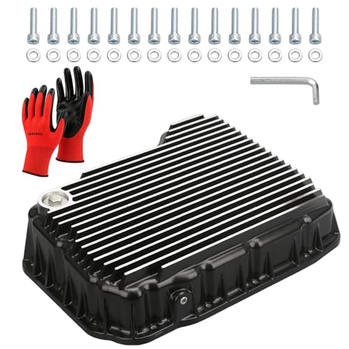228052110 Heavy Duty Transmission Oil Pan Compatible with Dodge Ram 2500 3500 2007-2025 6.7L 68RFE Transmission