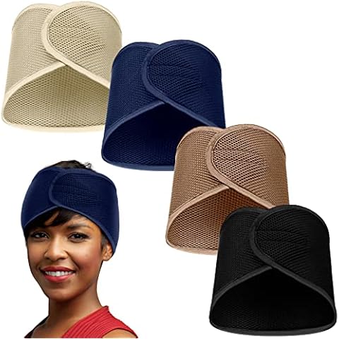 Xuhal 4-Piece Mesh Hair Wraps for Women Cover