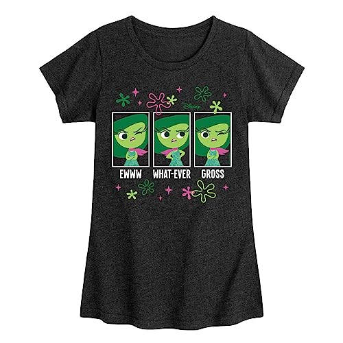 Disney - Inside Out - Disgust Moods - Toddler and Youth Girls Short Sleeve Graphic T-Shirt