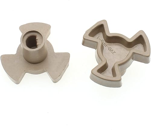 Miniatura 4 de 4 acopladores de plato giratorio para microondas, soporte de eje en forma de Y, soporte de guía de bandeja de vidrio (longitud del eje 0.59 pulgadas)