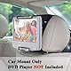 WANPOOL Kopfstützenhalterung mit verstellbaren Klemmen für tragbare DVD-Player,zur Nutzung mit portablen DVD-Playern mit schwenkbaren Monitor (NOT DVD-Player)