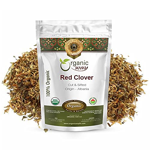 Organic way dried red clover cut & sifted (trifoliu…