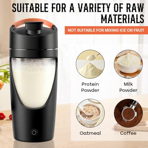 Shaker électrique protéine 700ml avec mélangeur automatique et compartiment