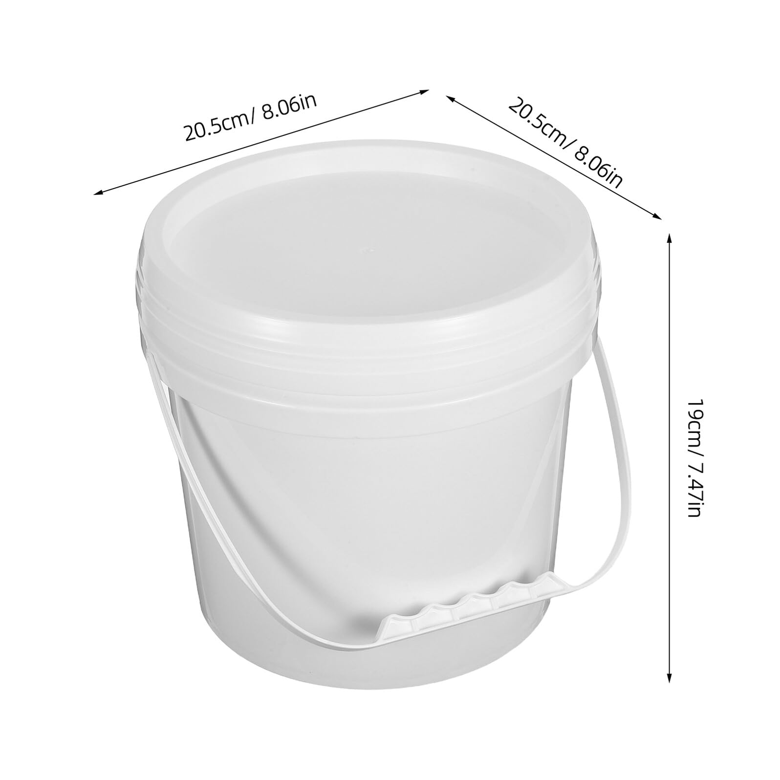 4 Piezas Cubos Plásticos con Tapa para Almacenamiento de Alimentos Contenedores Herméticos Reutilizables para Helados Leche y Mermeladas Recipientes para Cocina y Congelador