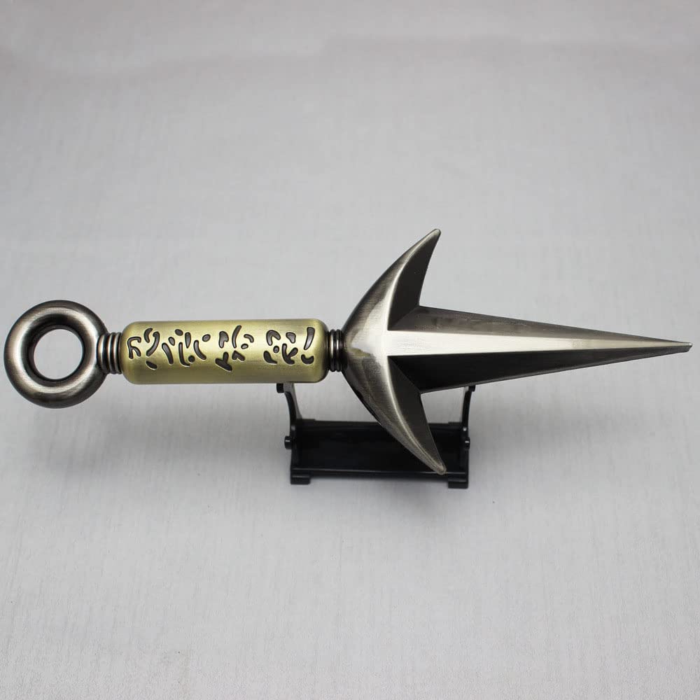 Kunai Weapon Namikaze Minato Simulation Metal Kunai Model Kunai Ninja Sword Arma Figura de acción Juguetes (plateado) 5