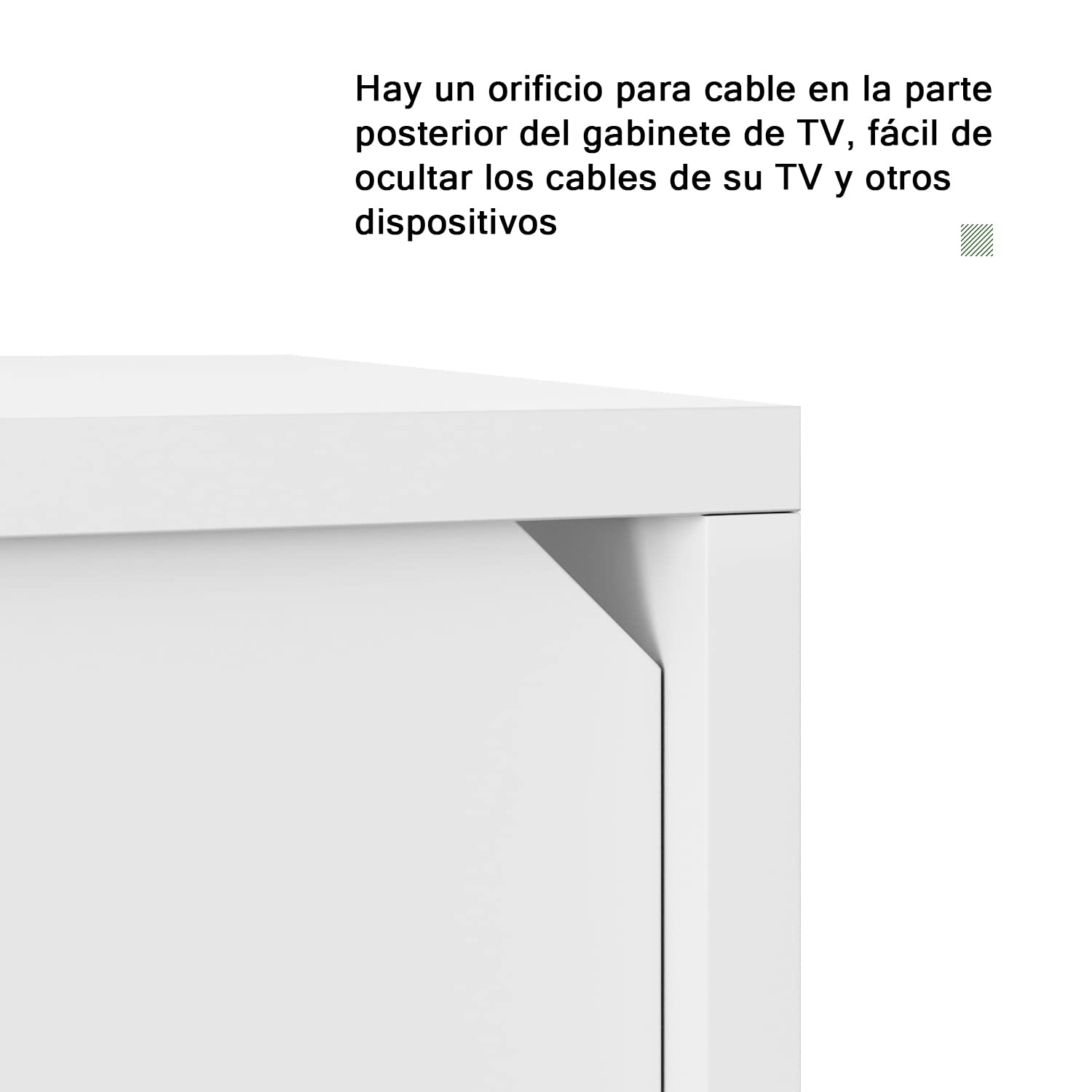 SONNI Mueble TV con Luces Regulables de 12 Colores,Mueble de Salón con LED y Estante de Cristal (Blanco, 120x40x45cm)