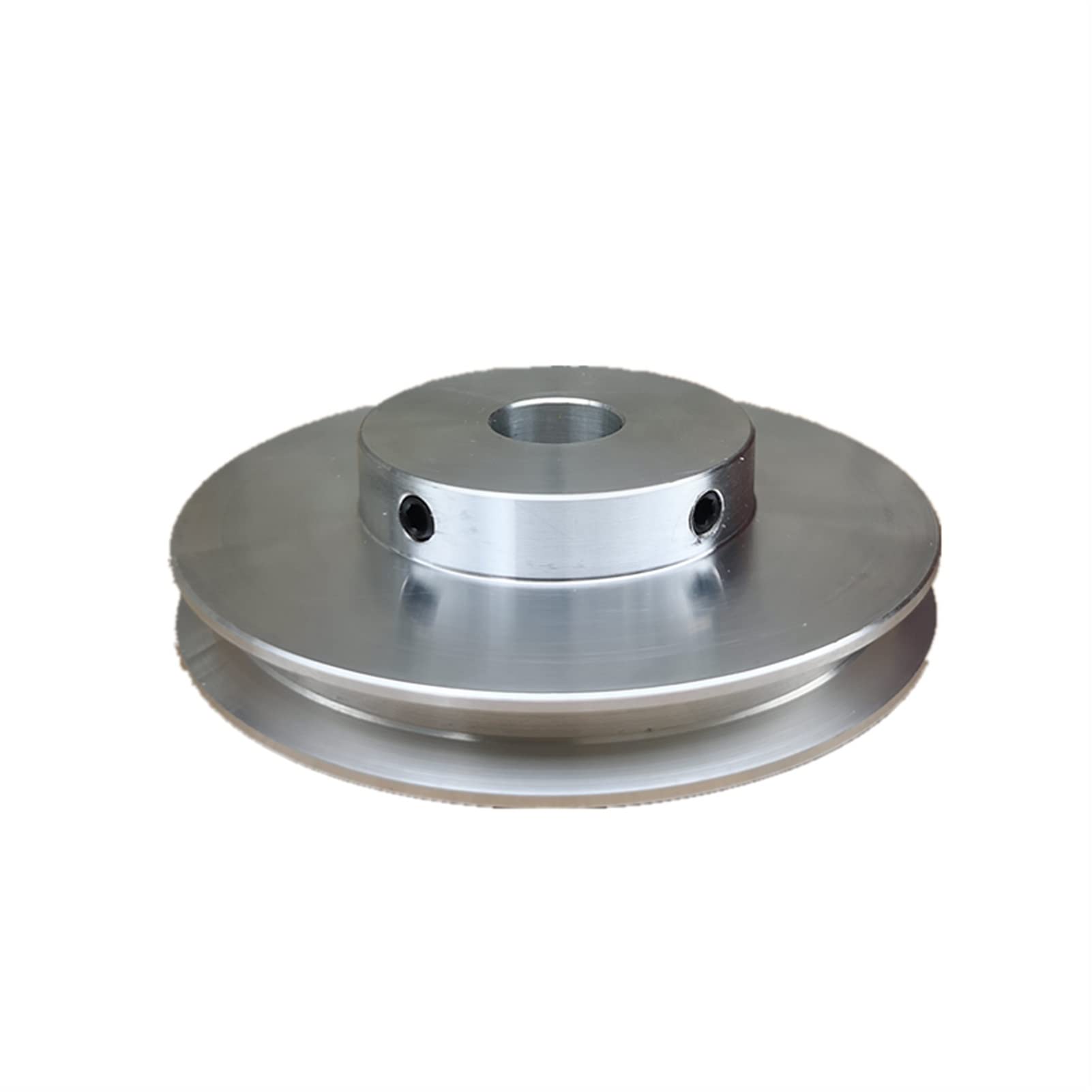 Polea de distribución Aleación de Aluminio Polea de Ranura única Eje Motor Polea Modelo Rueda de transmisión, antioxidante y anticorrosión