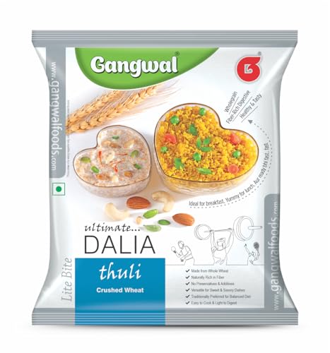Gangwal Dalia 500g | Thuli | Crushed Wheat | Broken Wheat Gehu Da...