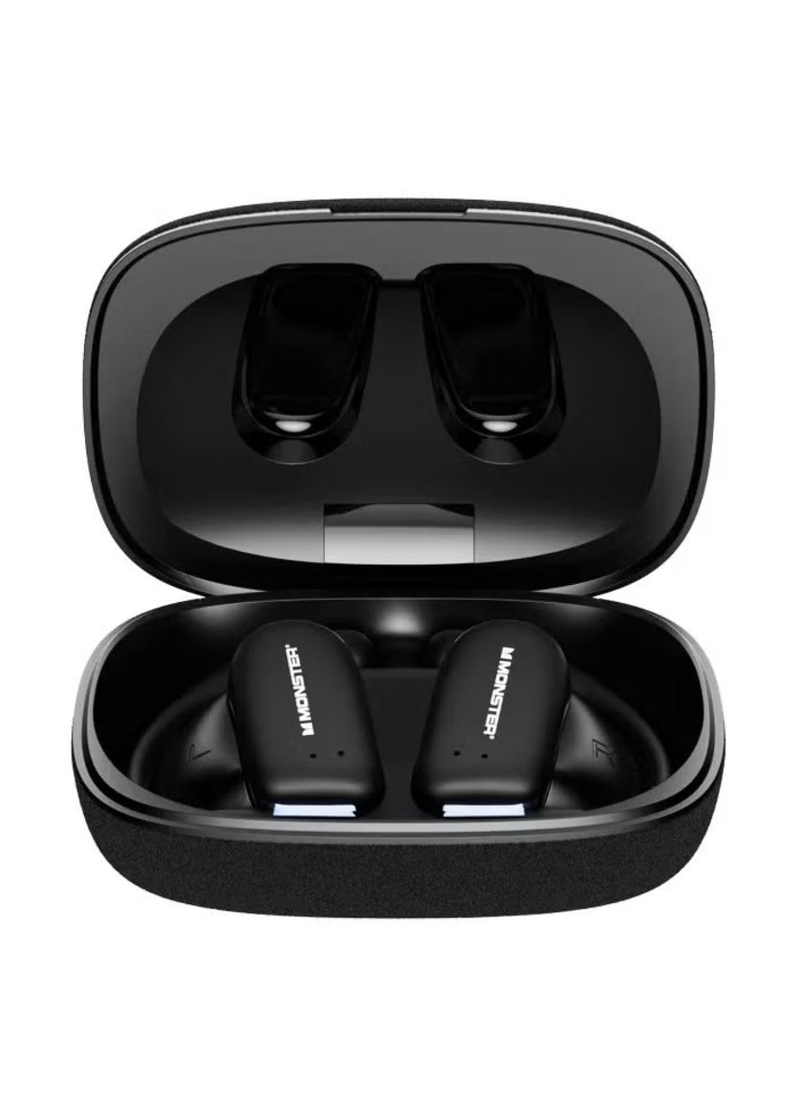 ROFEE Monster Airmars XkO07 True Wireless Earbuds with 300mah Battery Capacity - Black