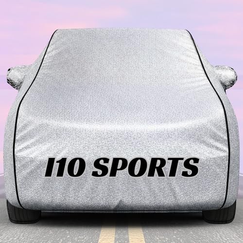 Image of Kings of Cover New Silver 100% Waterproof Grand i10 Car Cover | Polyester Car Body Cover for Rain & Sun | UV Protection, Dustproof, Scratch Resistant, Windproof, Heat Resistant, Custom Fit