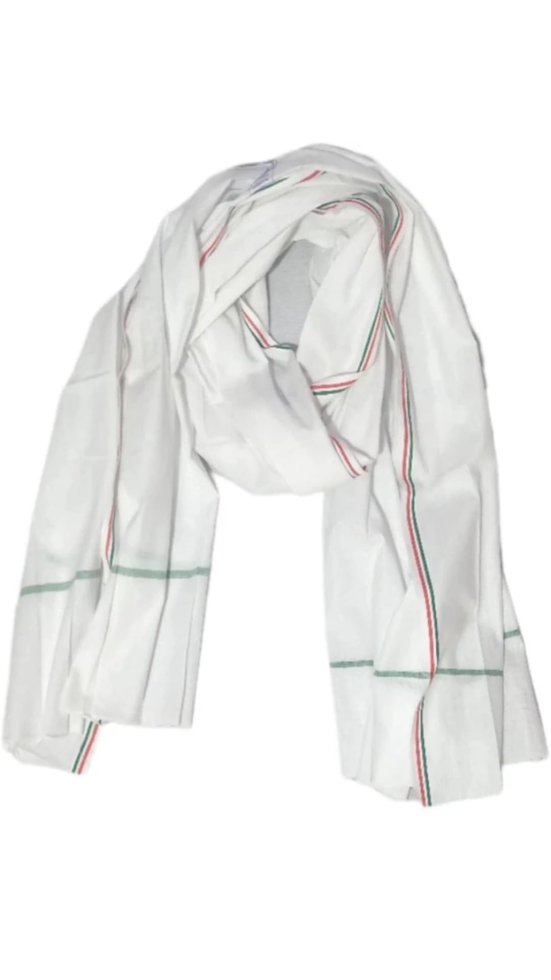 Pure Cotton Soft Gamcha for Men & Women | Full Size White Traditional Indian Towel | Lightweight, Breathable & Multipurpose-image-18