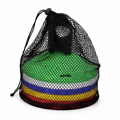 Image of Fitfix Disc Cones Set |Space Marker| - Soccer Cones for Training, Football, Kids, Sports, Field Cone MarkersPro Disc Cones Set |Space Marker| - Footbal Field Cone Marker