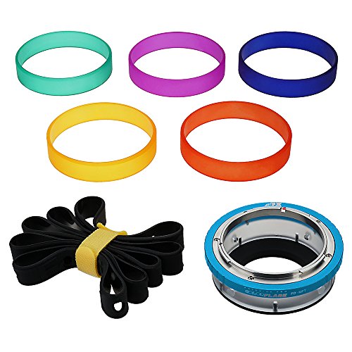 ArtFX ColorFlare Adapter for Canon FD & FL 35mm SLR lens to Micro Four Thirds (MFT, M4/3) Mount Mirrorless Camera Body- Light Leak/Flare Inducing Adapter from Fotodiox Pro