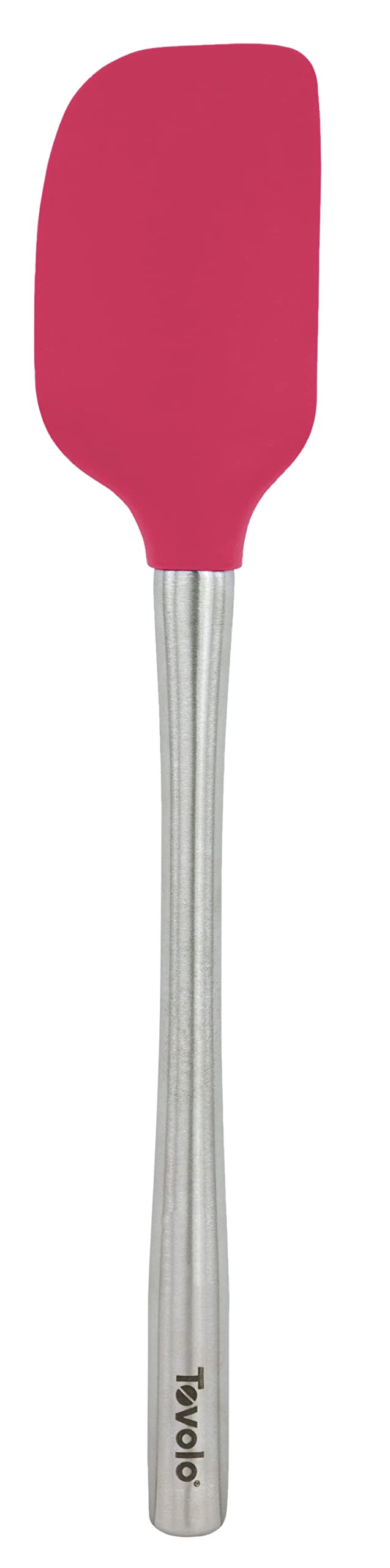 TovoloFlex-Core Stainless Steel Handled Spatula, Heat-Resistant & BPA-Free Silicone Turner Head, Safe for Cast Iron & Non-Stick Cookware, Dishwasher-Safe: Home & Kitchen