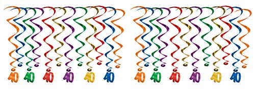 Décoration anniversaire plastique multicolore Beistle pour illuminer votre salle de fête en famille