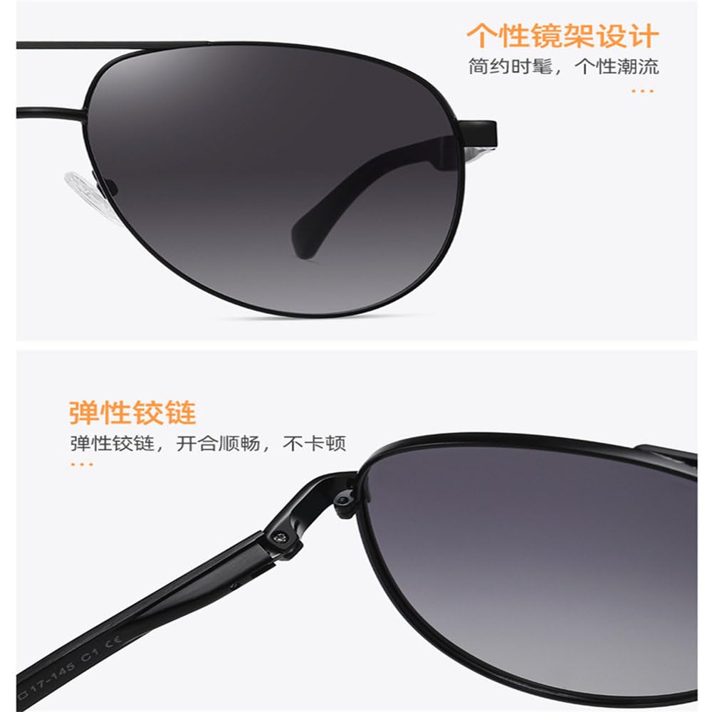 Gafas de sol polarizadas de ciclismo para hombre, elegantes, con protección UV para viajes al aire libre, fotografía callejera y conducción.