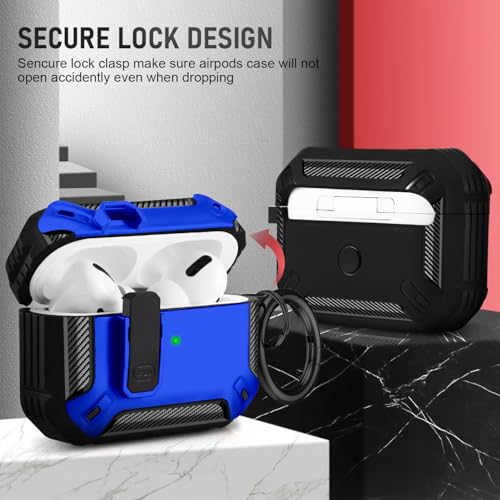 Image of Compatible with Airpods Pro 3 Case(2025),for Airpods Pro 3rd Generation Cases Cover with Keychain Cleaner Kit Soft Silicone Shockproof Cover for Women Men