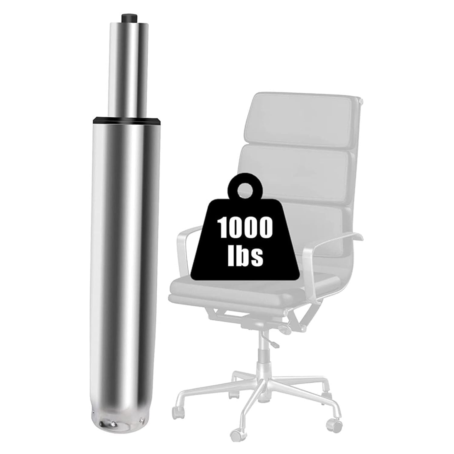 DIGIONICS 5.5 inch Office Chair Cylinder Replacement,Heavy Duty Gas Lift Cylinder for Office Desk Chairs/Gaming Chair,Gas Lift Hydraulic/Pneumatic Piston, Universal Size (Silver) (B0DBCXYGFH) Amazon Price History, Amazon Price Tracker