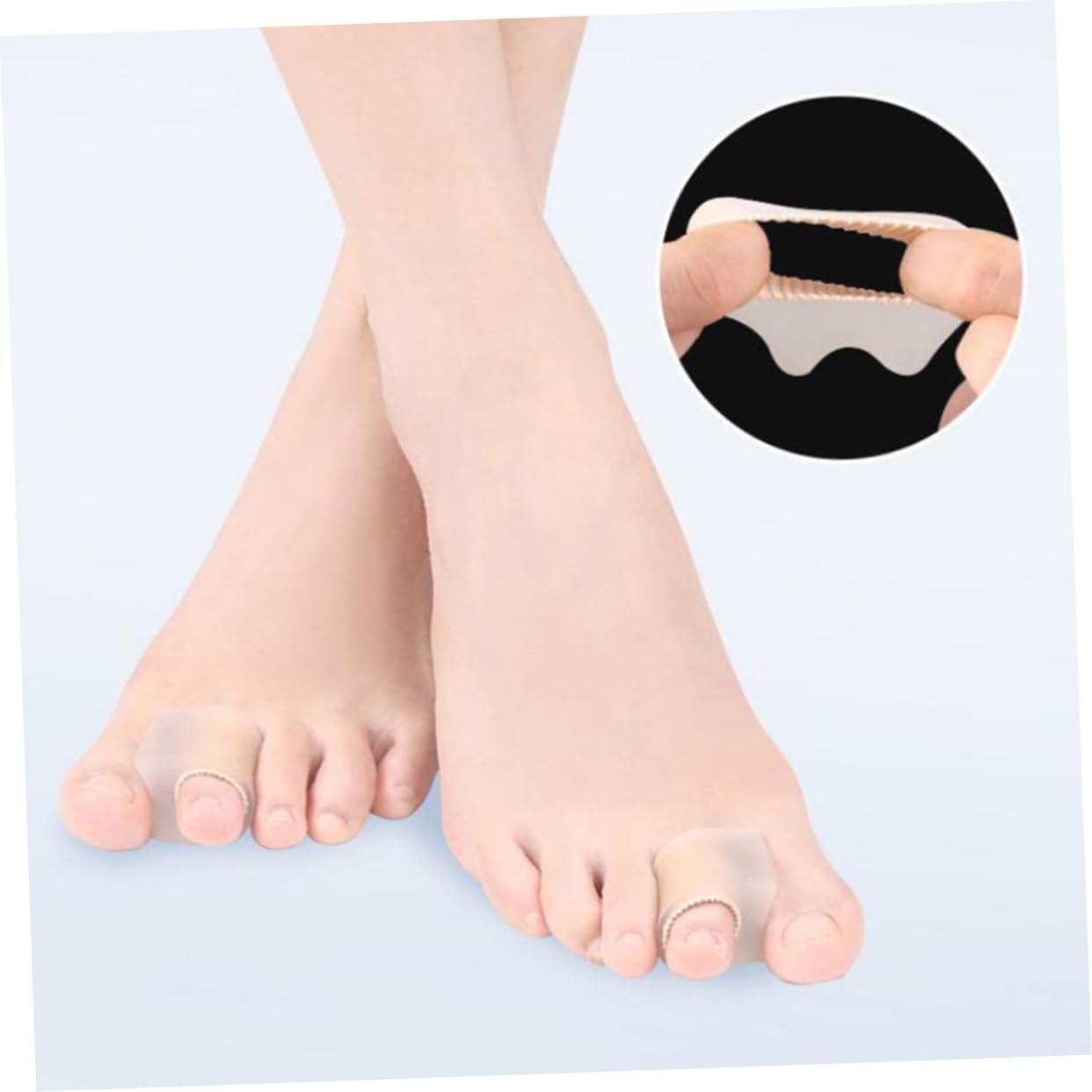 Gatuida 30 Pcs Toe Separator Socks Hammertoe Correctors Straighteners Body Alignment Kit Bunion Dividers Moleskin Foot Tools Ingrown Toenail Tool Pedicure with Separators Feet For Men Sebs