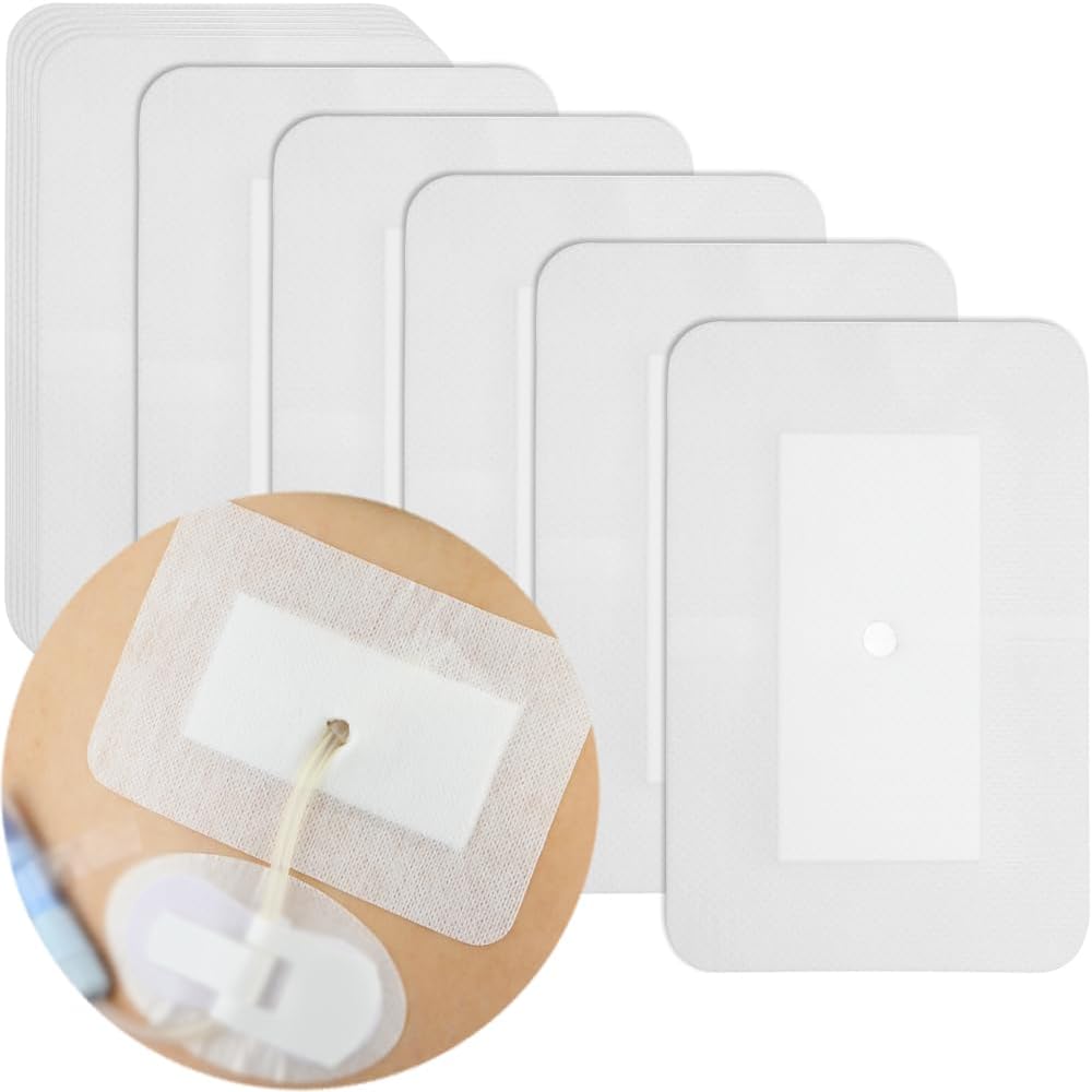 Split Drain Adhesive Bandages Peritoneal Dialysis PD