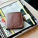 Distil Union Wally Agent Thin Minimalist Bifold Genuine Leather Wallet (Ink)