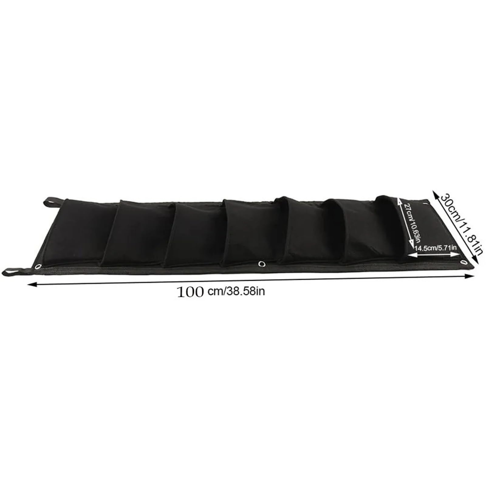 3Pcs Stoff Erhöhte Vertikale Garten Bett Rechteck Atmungsaktive Pflanzbehälter Wachstum Tasche Sämling Blumentopf Liefert für Gemüse