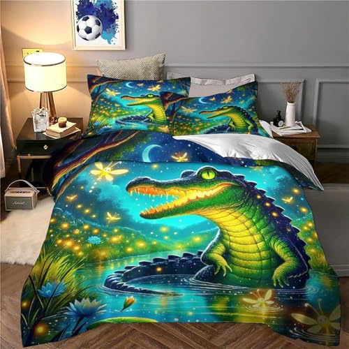 Housse de couette animaux sauvages 3D, cadeau idéal pour ado - 4