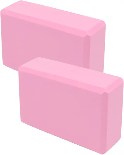 Bloques de Yoga EVA Antideslizantes - Soporte para Equilibrio y Estiramiento en Gimnasio y Hogar