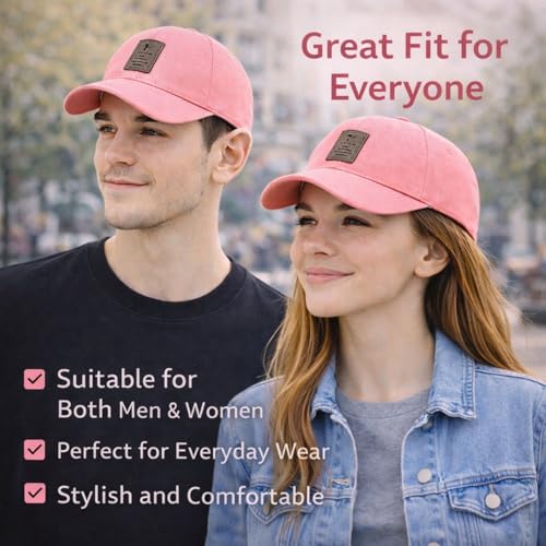 Image of Baseball Cap for Men Original Adjustable Unisex Cap, Mens Caps Stylish, All Sports Type Caps or Hats, Free Size, UV Protection, Sports Cap for Men's, Outdoor Casual Wear (Pack of 1)