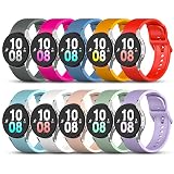 GGKING 10 Pack Compatible with Samsung Galaxy Watch 5 Band Galaxy Watch 4 Band 40mm 44mm Galaxy Watc