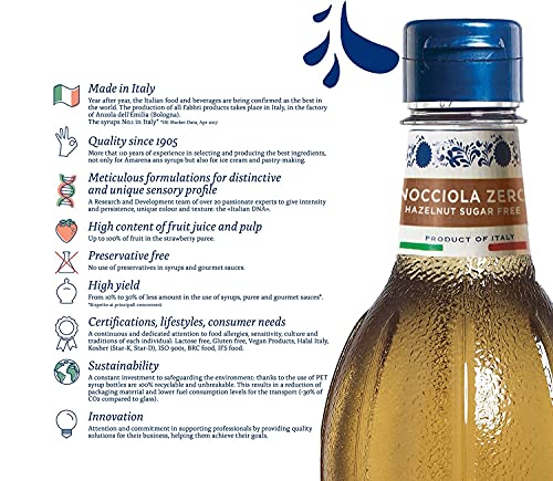 Fabbri Italian Flavoring Syrup, Sugar Free Variety Pack With Caramel, Hazelnut And Vanilla (Pack Of 3) 33.8 Ounce Bottles #TOP2