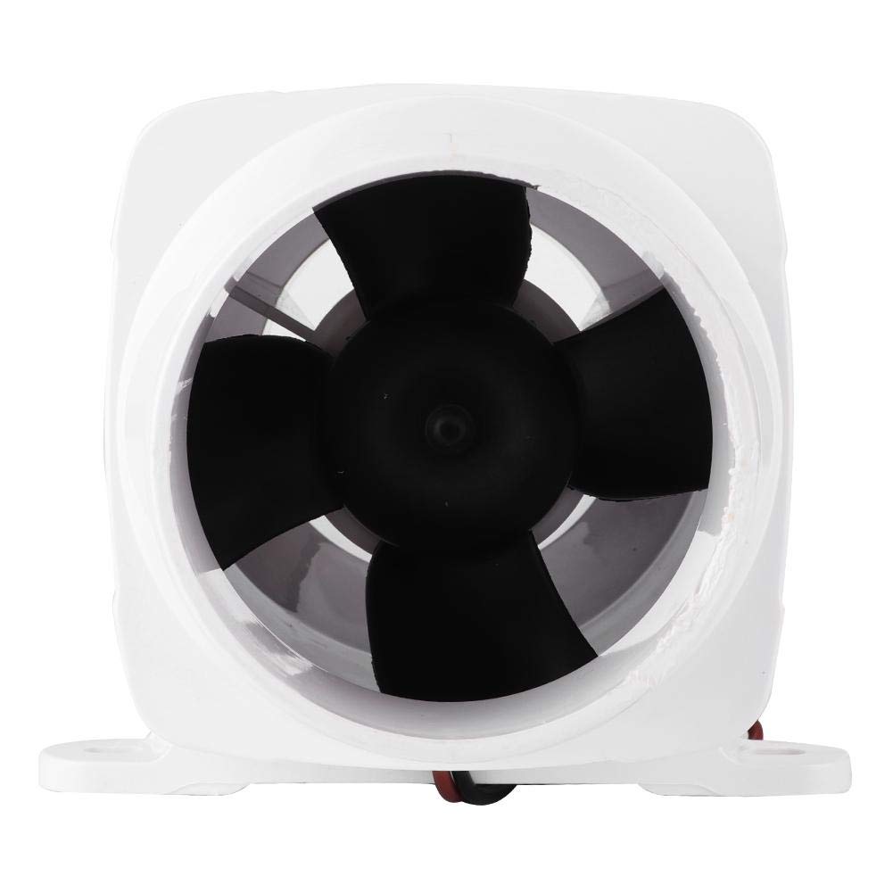 Soplador de aire de sentina marina, 3 pulgadas Soplador de aire de sentina marina en línea Ventilador de ventilación fuerte mudo para Yacht Boat RV(24V)