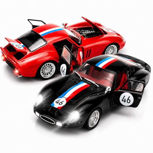 Image of Magicwand 1:32 Scale Die-Cast Metal Ferrrari GTO SPORTX Car【Colors as Per Stock】 with Openable Doors & Pull Back Action