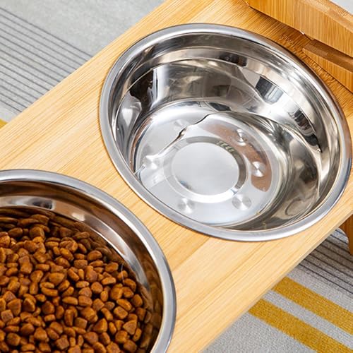 Gamelles surélevées pour chien en acier inoxydable de haute qualité - 8