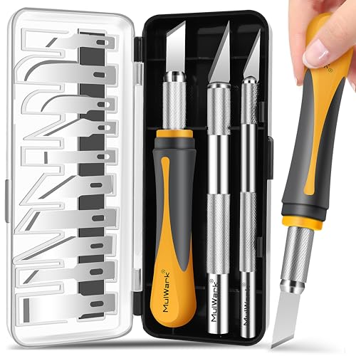 MulWark Exacto Knife Set | Craft Knife Kit | 16pc...