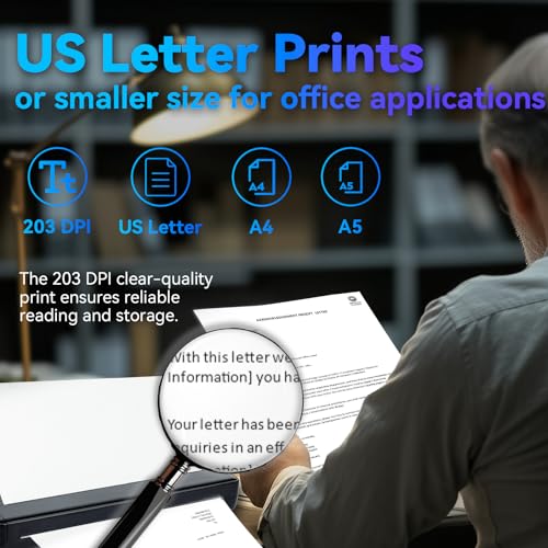 Image of 2-In-1 Bluetooth Thermal Printer & Tattoo Stencil Printer X8 - Inkless Portable Printers Wireless for Travel Office Home Use, Impresora Termica Portatil, Best 100 Dollar Gift for Christmas