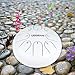 Ubblove Steel Tongue Drum Instruments: 6 Inch 8 Notes Key of C Metal Steel Drums with Bag - Percussion Instrument Music Education, Relaxation, Meditation and Gift (White)