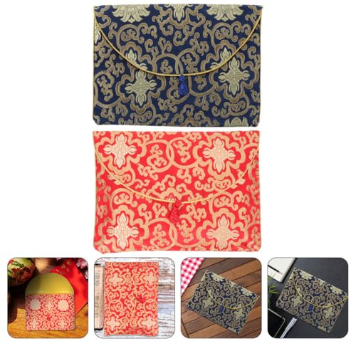 Bolsas de brocado para guardar libros sin dañar sus esquinas 7